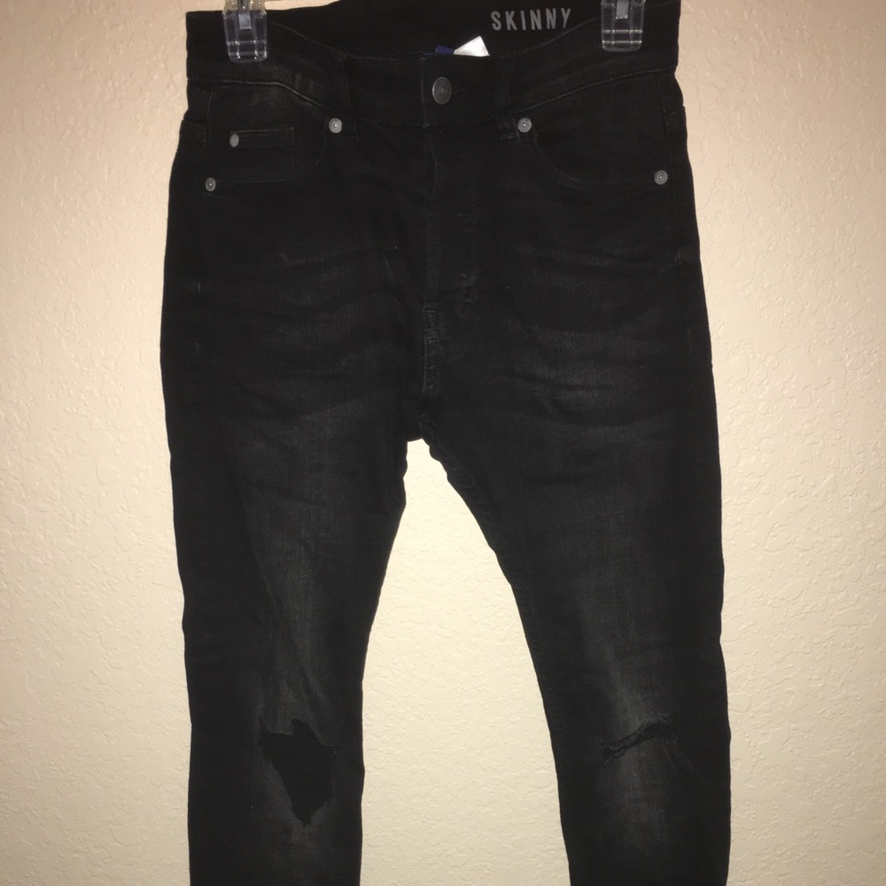 H&M ripped pants